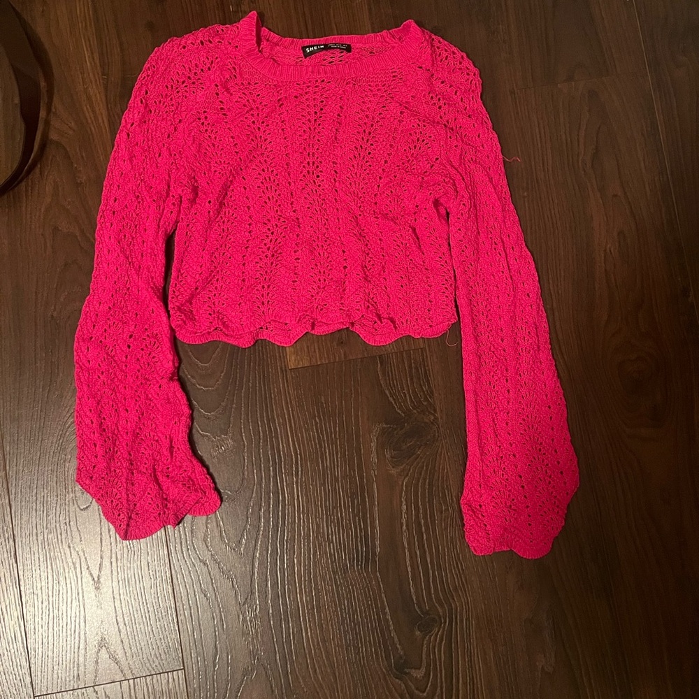 Women's Pink Knit Top